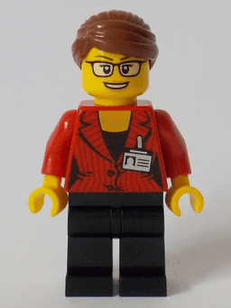 LEGO Reporter (cty1045) minifigure