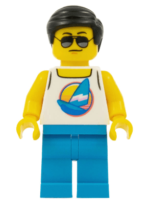 LEGO Beach Tourist (cty1054) Town / City Minifigure