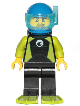 LEGO Diver (cty1062) minifigure
