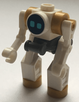 LEGO City Space Robot Standing Medium Azure Eyes (cty1071) Town / City Minifigure