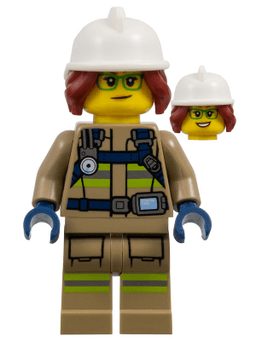 LEGO Fire Fighter Female (cty1113) minifigure