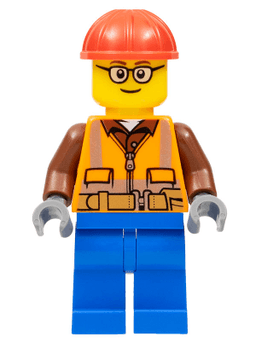 LEGO Construction Worker (cty1162) minifigure