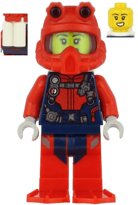 LEGO Scuba Diver (cty1165) Town / City Minifigure