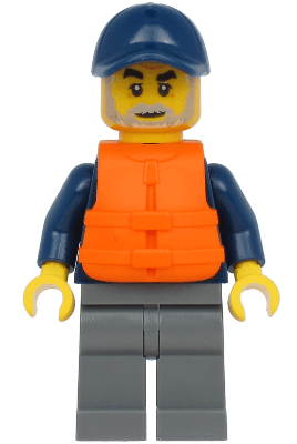 LEGO Deep Sea Explorers Boat Captain (cty1177) Town / City Minifigure
