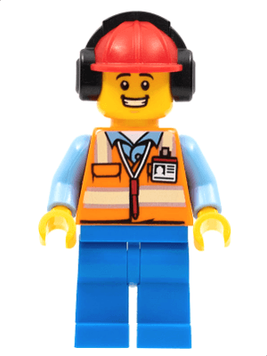 LEGO Ground Crew (cty1193) Town / City Minifigure