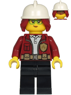LEGO Fire Chief Female (cty1211) Town / City Minifigure