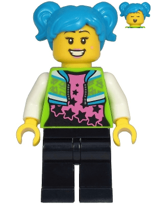 LEGO Poppy Starr (cty1219) Town / City Minifigure