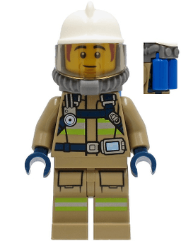 LEGO Fire Fighter (cty1253) minifigure