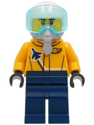 LEGO Airshow Jet Pilot (cty1266) Town / City Minifigure