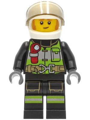 LEGO Fire Fighter (cty1280) Town / City Minifigure