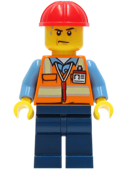 LEGO Construction Worker (cty1281) minifigure