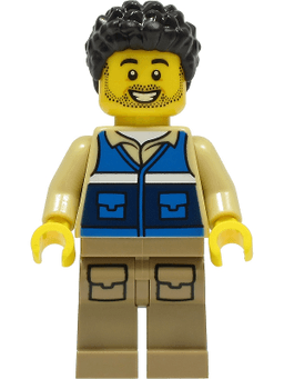 LEGO Wildlife Rescue Worker (cty1306) minifigure