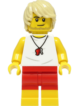 LEGO Beach Lifeguard (cty1388) minifigure