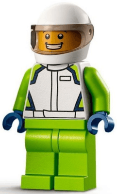 LEGO Race Car Driver (cty1400) Town / City Minifigure