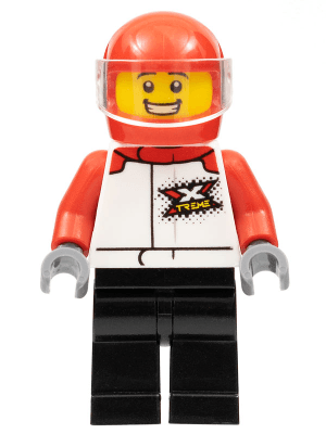 LEGO Motorcycle Driver (cty1419) Town / City Minifigure