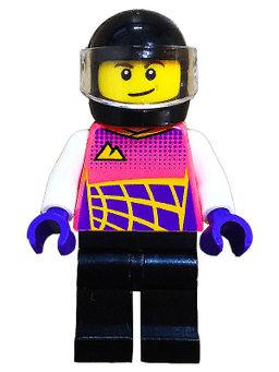 LEGO Go-Kart Racer Coral Racing Suit (cty1432) minifigure