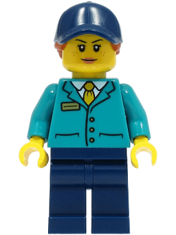 LEGO Train Platform Guard (cty1495) minifigure