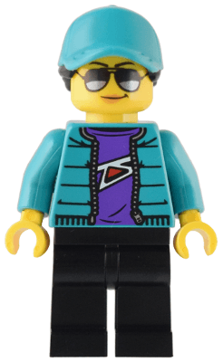 LEGO Custom Car Garage Driver (cty1537) Town / City Minifigure