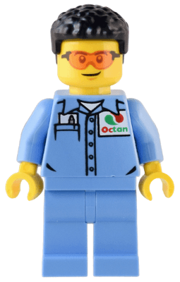 LEGO Custom Car Garage Mechanic (cty1538) Town / City Minifigure