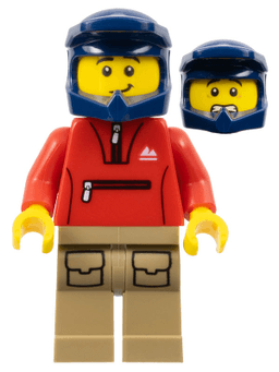 LEGO Mountain Bike Cyclist (cty1571) minifigure