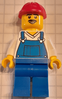 LEGO Construction Worker (cty1601) Town / City Minifigure