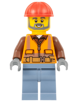 LEGO Airport Worker (cty1602) Town / City Minifigure
