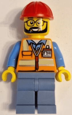 LEGO Construction Worker (cty1603) minifigure