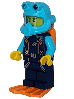 LEGO Arctic Explorer Diver (cty1609) Town / City Minifigure