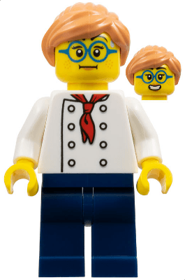 LEGO Pizza Chef (cty1646) Town / City Minifigure