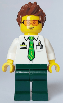 LEGO Electric Scooter Rider (cty1650) Town / City Minifigure