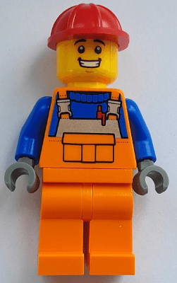 LEGO Construction Worker (cty1688) Town / City Minifigure
