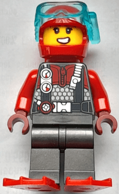 LEGO Diver (cty1689) Town / City Minifigure