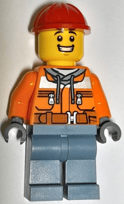 LEGO Construction Worker (cty1691) Town / City Minifigure
