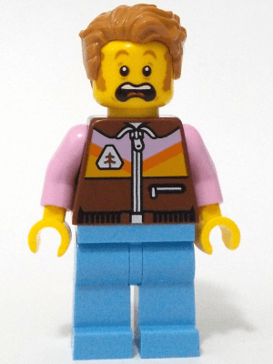 Camper - Male, Reddish Brown Jacket, Medium Blue Legs, Medium Nougat Tousled Hair