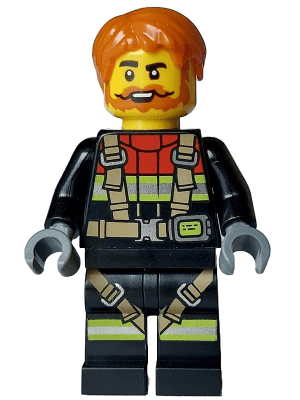 LEGO Fire (cty1746) Town / City Minifigure