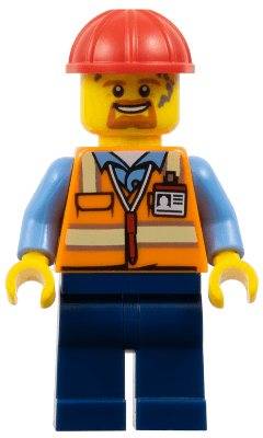 LEGO Construction Worker (cty1756) minifigure