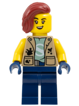 LEGO City Jungle Explorer Female (cty1777) minifigure