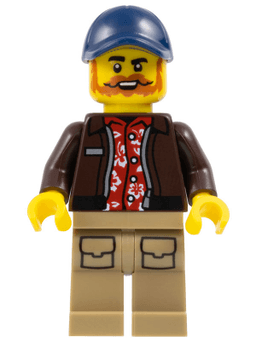 LEGO City Jungle Pilot (cty1778) minifigure