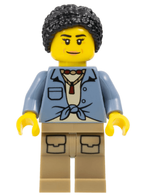LEGO City Jungle Explorer Female (cty1779) Town / City Minifigure