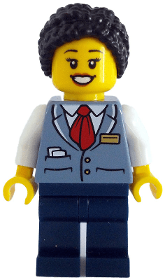 LEGO Tram Driver (cty1781) minifigure