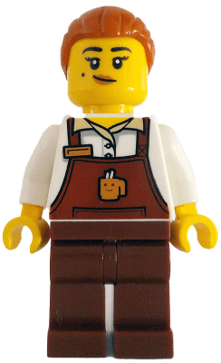 LEGO Barista (cty1785) Town / City Minifigure