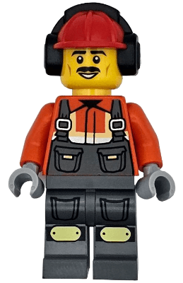 LEGO Construction Worker (cty1787) Town / City Minifigure