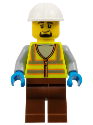 LEGO Dock Worker (cty1796) Town / City Minifigure