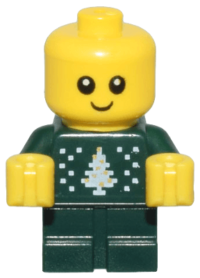 Baby - Dark Green Holiday Sweater