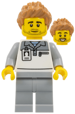LEGO Formula 1 Mechanic (cty1836) Town / City Minifigure