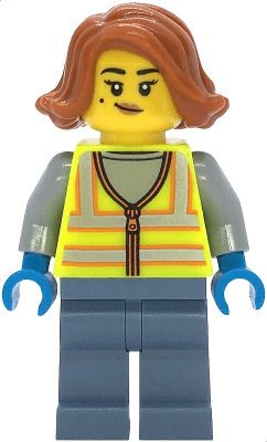 LEGO Scrapyard Worker (cty1859) Town / City Minifigure