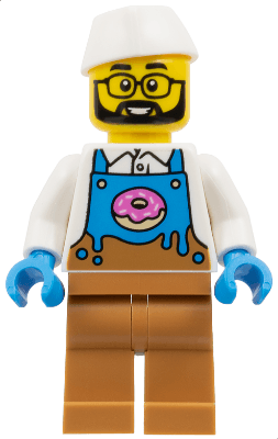 LEGO Donut Truck Vendor (cty1860) minifigure