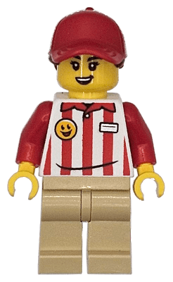 LEGO Hot Dog Soapbox Race Car Driver (Vendor) (cty1868) minifigure