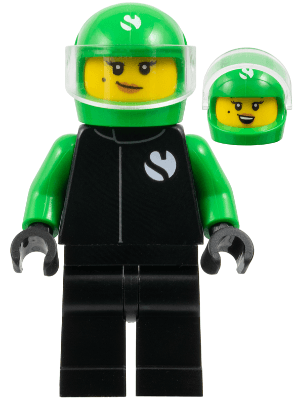LEGO Formula 1 Driver Sauber (cty1882) Town / City Minifigure