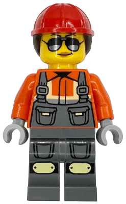 LEGO Construction Worker (cty1909) minifigure